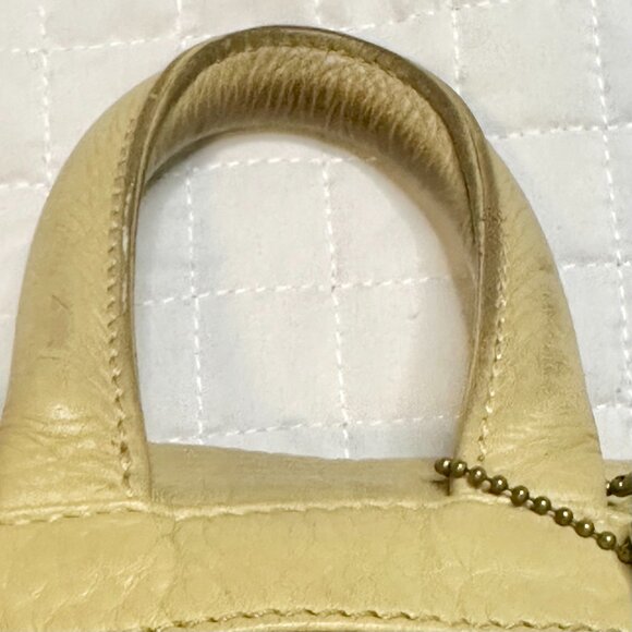 Coach Vintage Sonoma Small Backpack Natural Grain Pebbled Leather 96 Maize 4911 - Picture 13 of 16